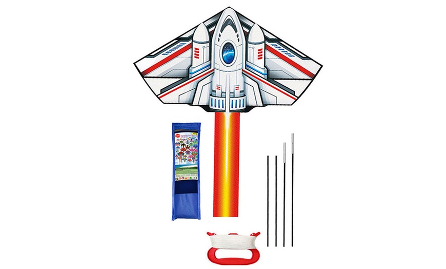 Image 9: Assorted Flying Kites with Tail for Kids and Adults