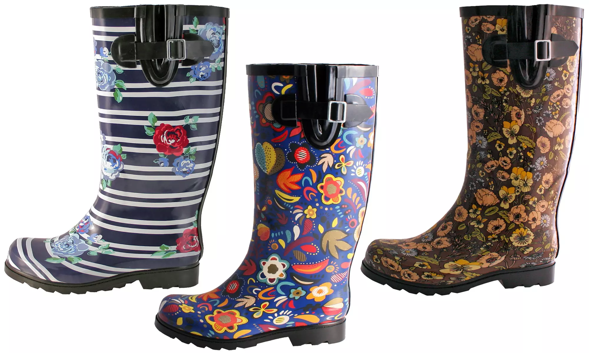 Nomad Footwear Women's Floral Rain Boots - Primary Image