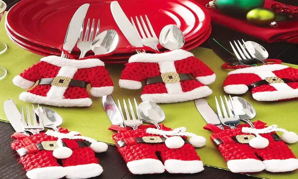 Fino a 6 set di portaposate natalizi - Primary Image