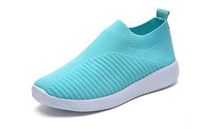 Image 13: Women's Knit Trainers