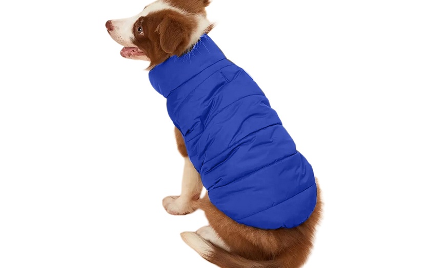 Image 9: Warm Lined Dog Coat Winter Jacket