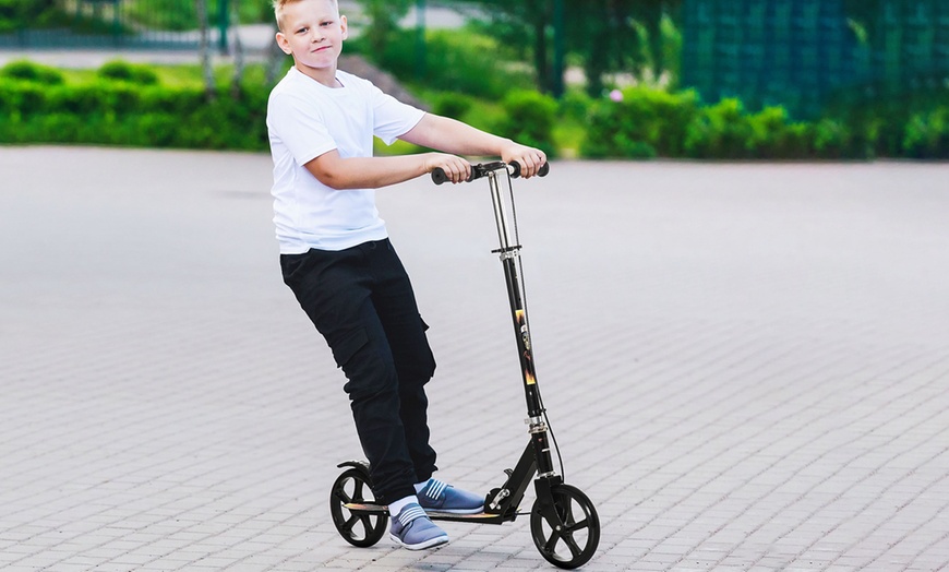 Image 1: Foldable Kids Kick Scooter