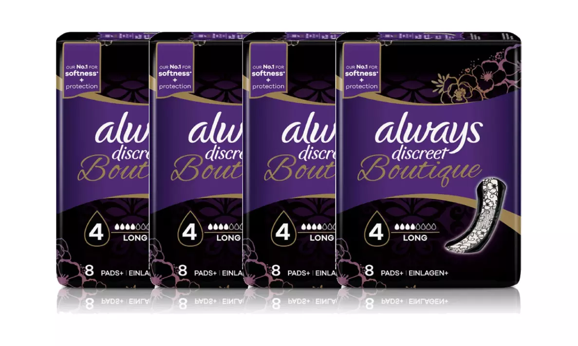 Up to 96 Always Discreet Boutique Incontinence Pads - Image 4