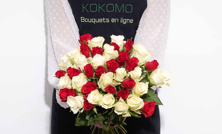 Image 1: Bouquet de roses "Love Me" de Kokomo