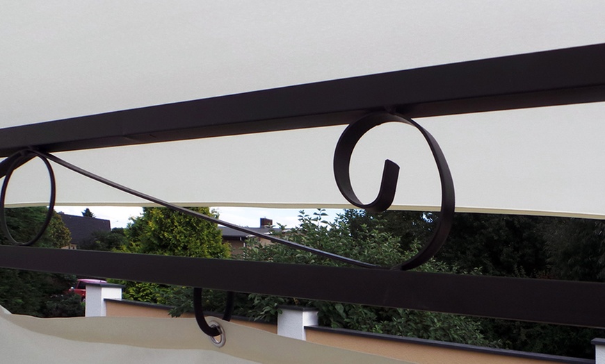 Image 6: Swing&Harmonie LED-Pavillon Minzo mit LED-Solar-Beleuchtung