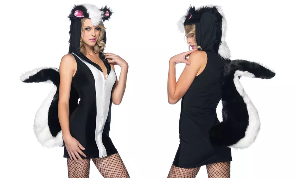Women's Cute Skunk Costume - Primary Image