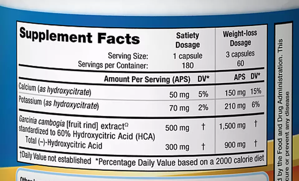 One, Two, or Three Bottles of Nutrigold Garcinia Cambogia Gold Weight Loss Supplement (Up to 64% Off). Free Shipping. - Second Medium