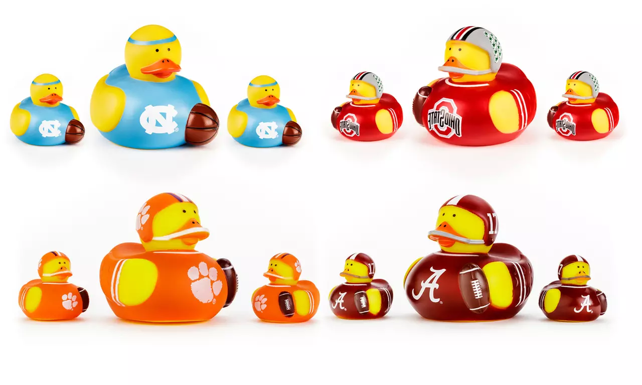 BSI Products NCAA All-Star Rubber Ducks (3-Pack) - Primary Image
