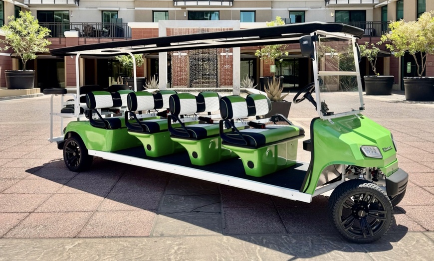 Image 2: 52% Off Stretch Limo Golf Cart Tour of Old Town Scottsdale 