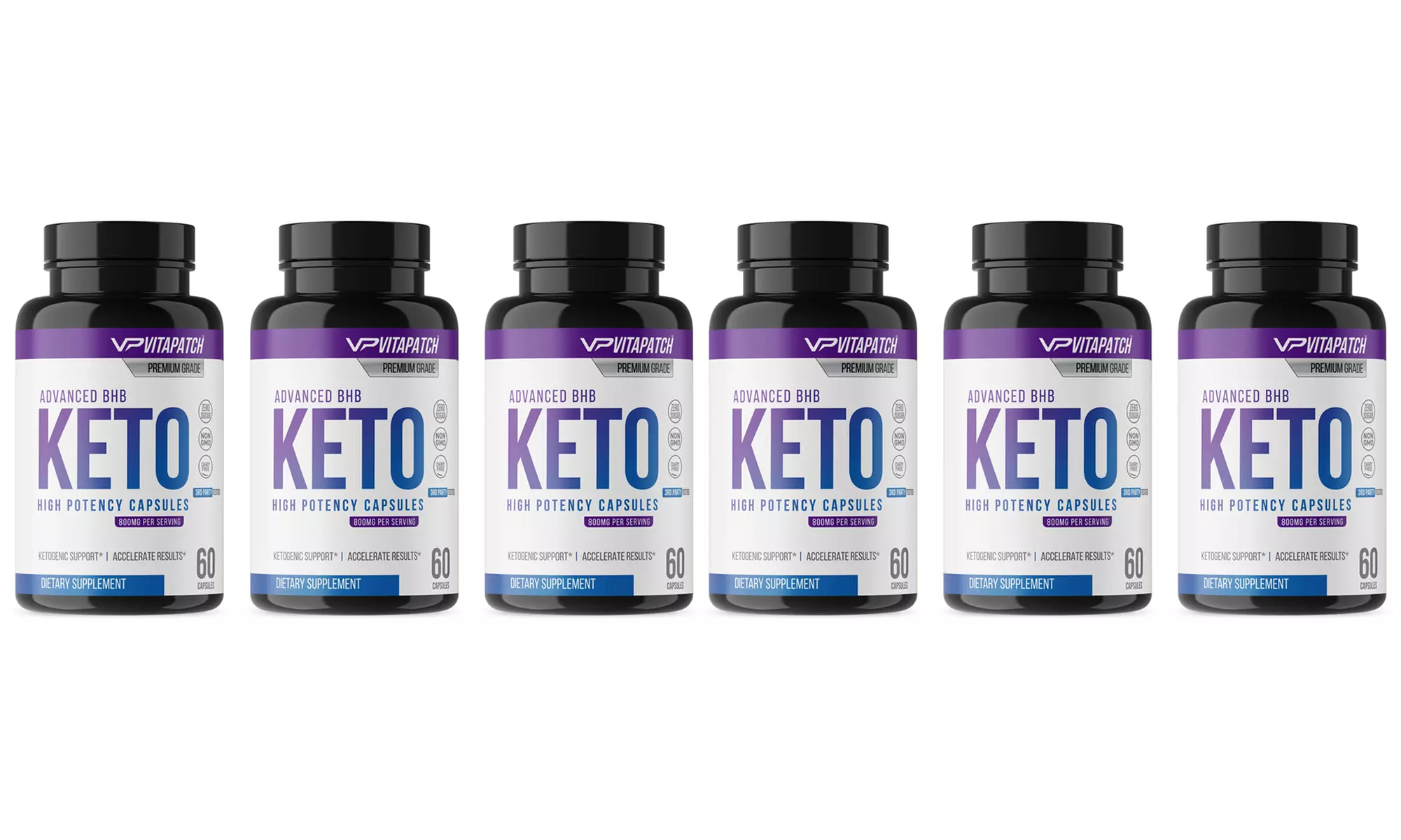 Advanced Keto BHB Weight Loss Support Supplement (1-, 3-, or 6-Pack) - Second Medium