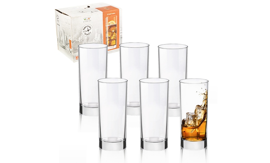 Image 4: 6 or 12 Bormioli Rocco Cortina Drinking Glasses