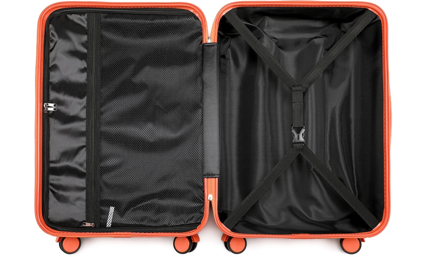 Image 32: ABS Hard Shell Suitcase or 3 Piece Suitcase Set with Lock