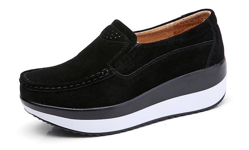 Image 10: Slip-On Platform Loafers