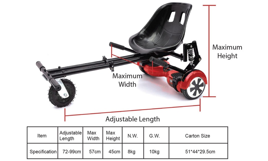 Image 5: Hoverboard Conversion Kit