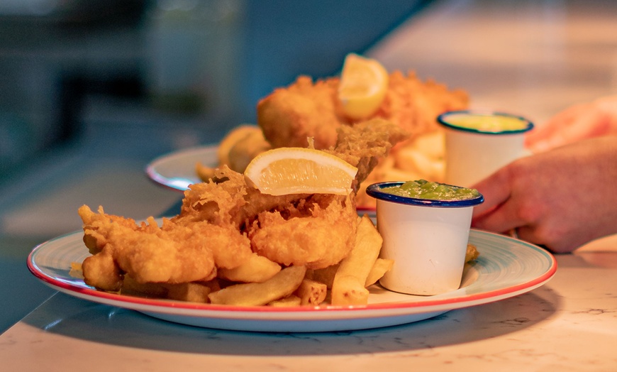 Image 6: Cod and Chips at Deep Blue, Multiple Locations