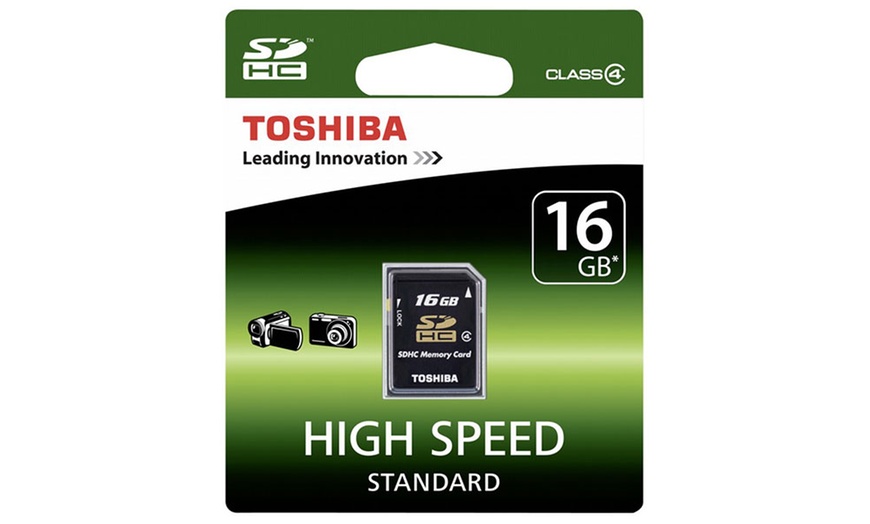 Image 3: Toshiba SDHC 16GB o 32GB Classe 4