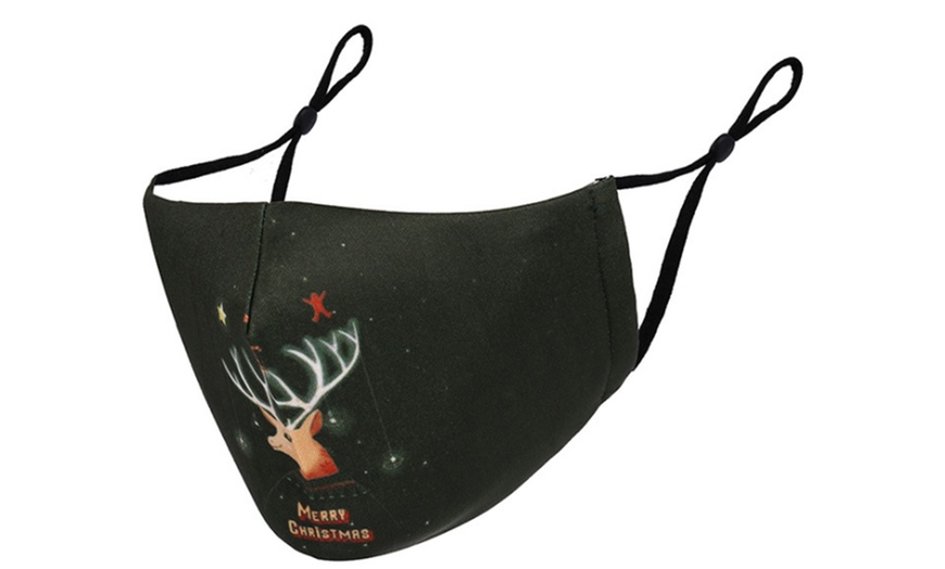 Image 5: Christmas-Themed Face Mask