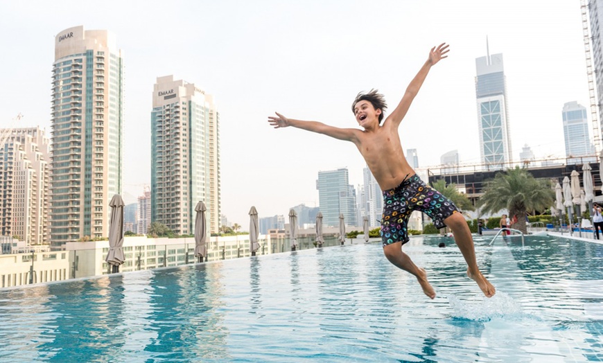 Image 3: Pool Access with Food Credit at 5* Sofitel Dubai Downtown