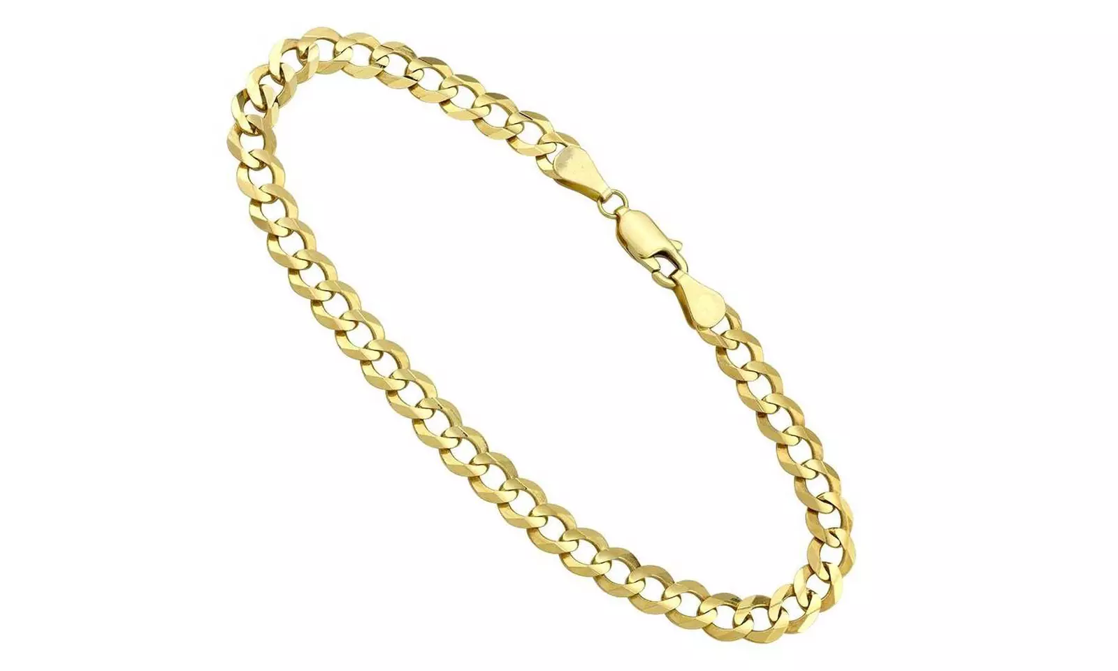 18K Gold 5MM Cuban Chain Necklace - Primary Image