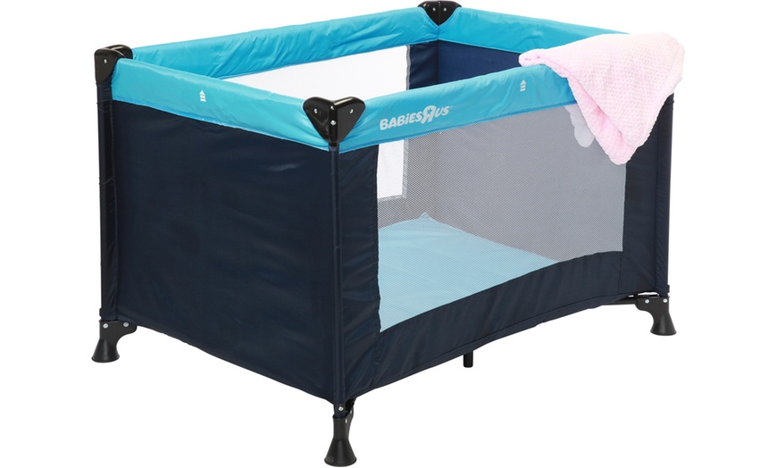 Image 1: Babies R Us Basic Travel Cot