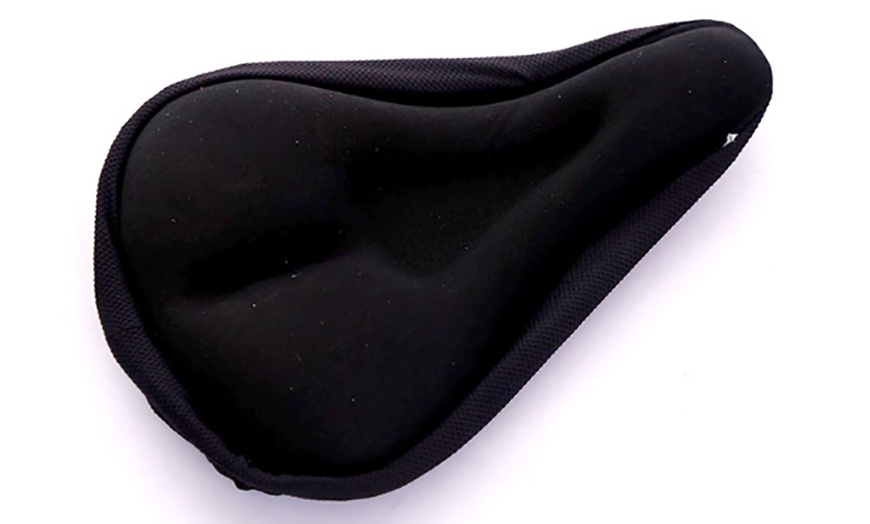 Image 4: Padded Bike Saddle Cover