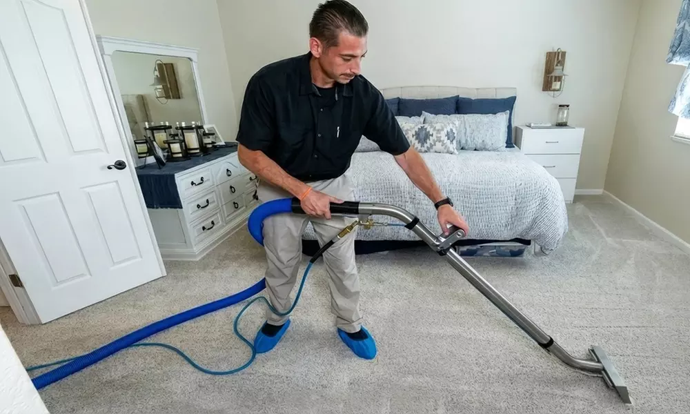 Refresh Your Home: Professional Carpet & Area Rug Cleaning for 3 Rooms, Hallway, and Stairs - Up to 60% Off - Primary Image