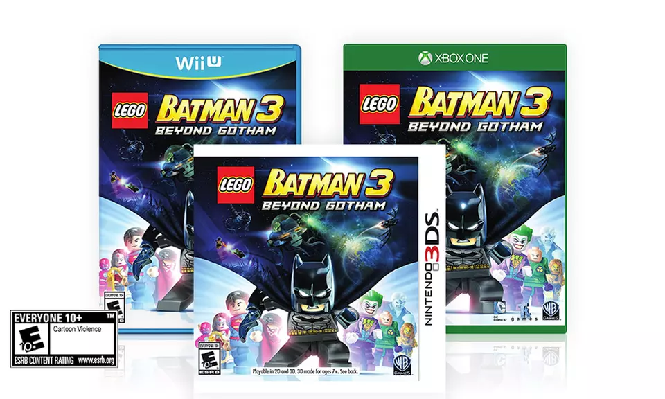 Lego Batman 3: Beyond Gotham for PS3, PS4, PS Vita, 3DS, Wii U, Xbox 360, or Xbox One - Primary Image