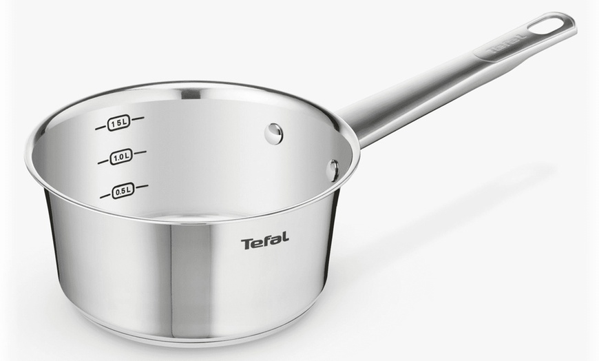 Image 3: Tefal Simpleo Stainless Steel Five-Piece Cookware Set