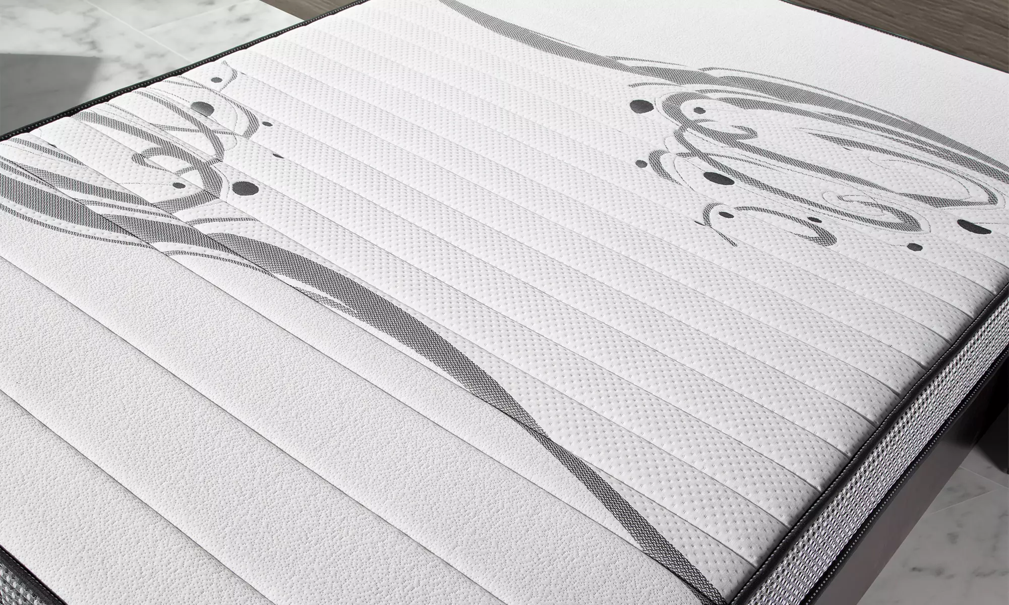 Matelas à mémoire de forme Boston, fabriqué en Espagne, dimensions au choix - Second Medium