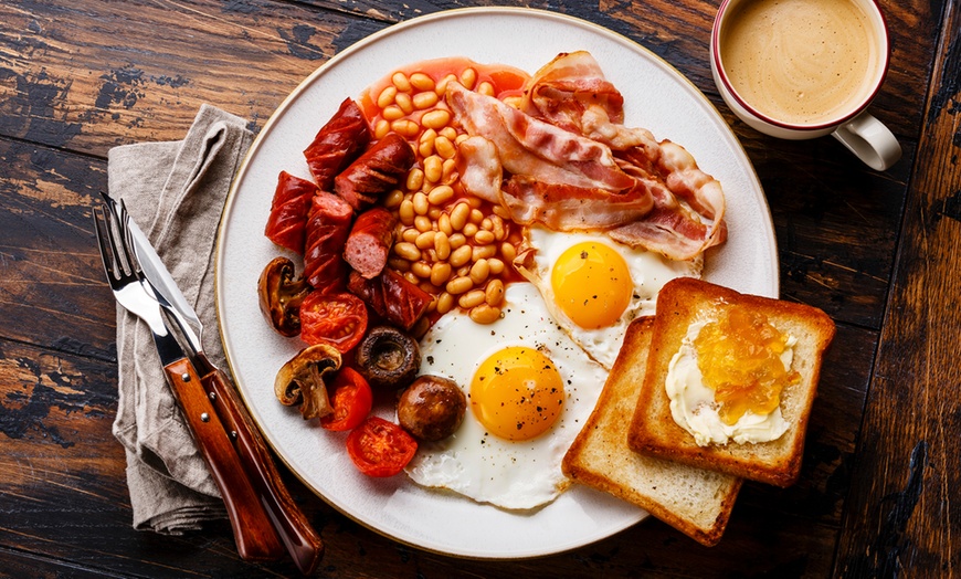 Image 1: Full English Breakfast with Tea