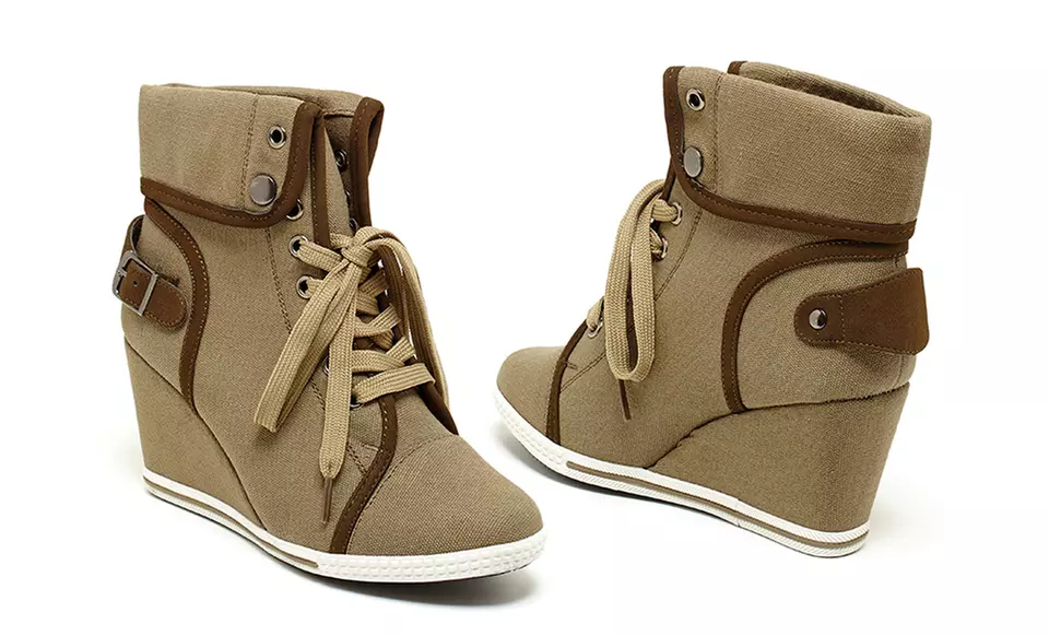 Bucco Aviva Women's Wedge Sneakers. Multiple Options Available. Free Returns. - Second Medium
