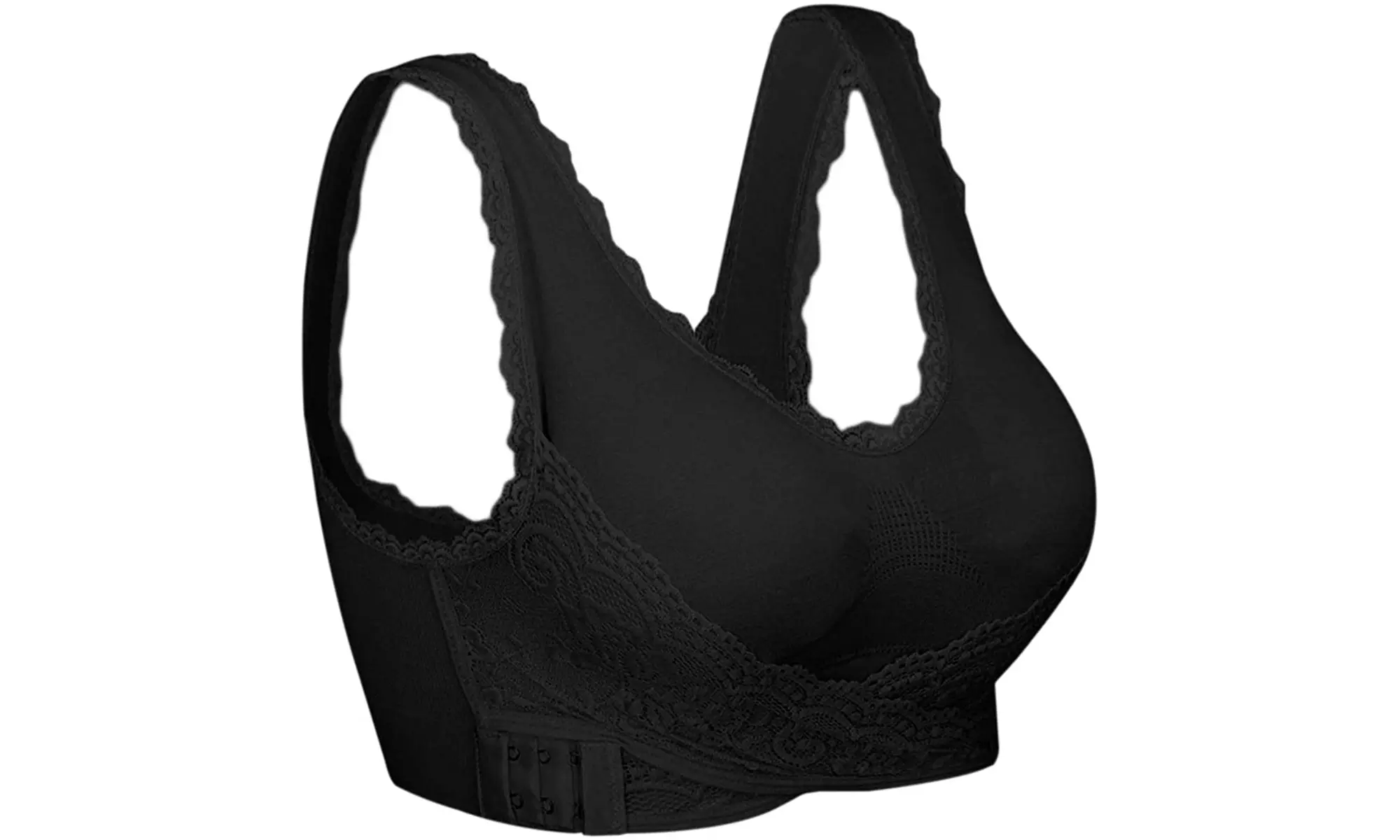 1, 2, ou 3 soutiens-gorge croisés effet dentelle