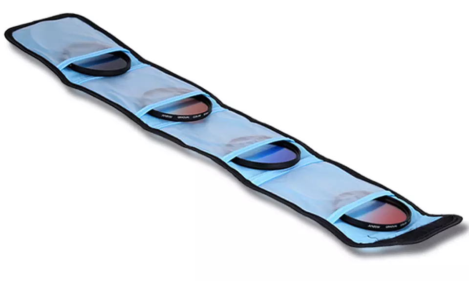 1x oder 2x 4er-Set Filter für Spiegelreflexkameras inkl. Tragetasche, 52 mm oder 58 mm groß - Second Medium