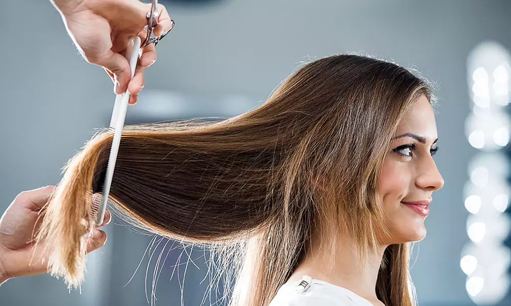 Haircut, Highlights, and Style from Amanda Petersen at Salons by JC- Riverdale Village (52% Off) - Primary Image