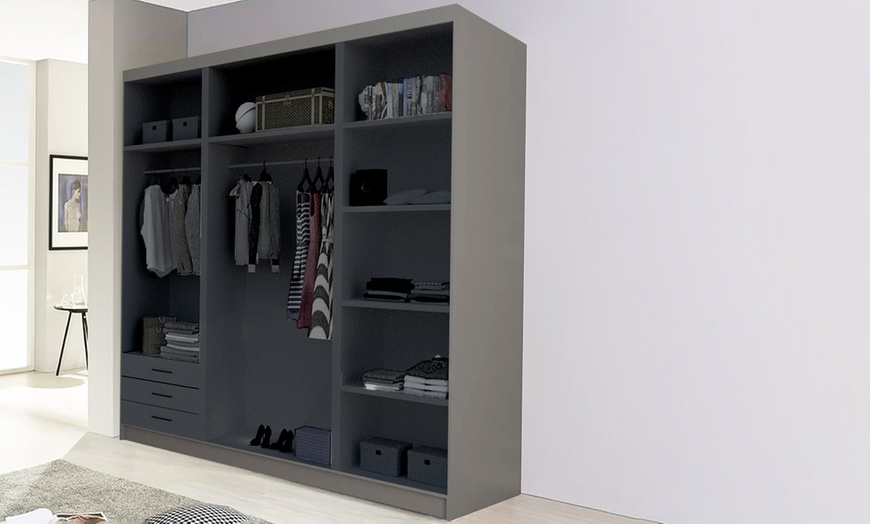 Image 7: Sliding Wardrobe with Full Mirror Door