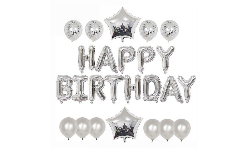 Image 3: Happy Birthday Balloon Kit