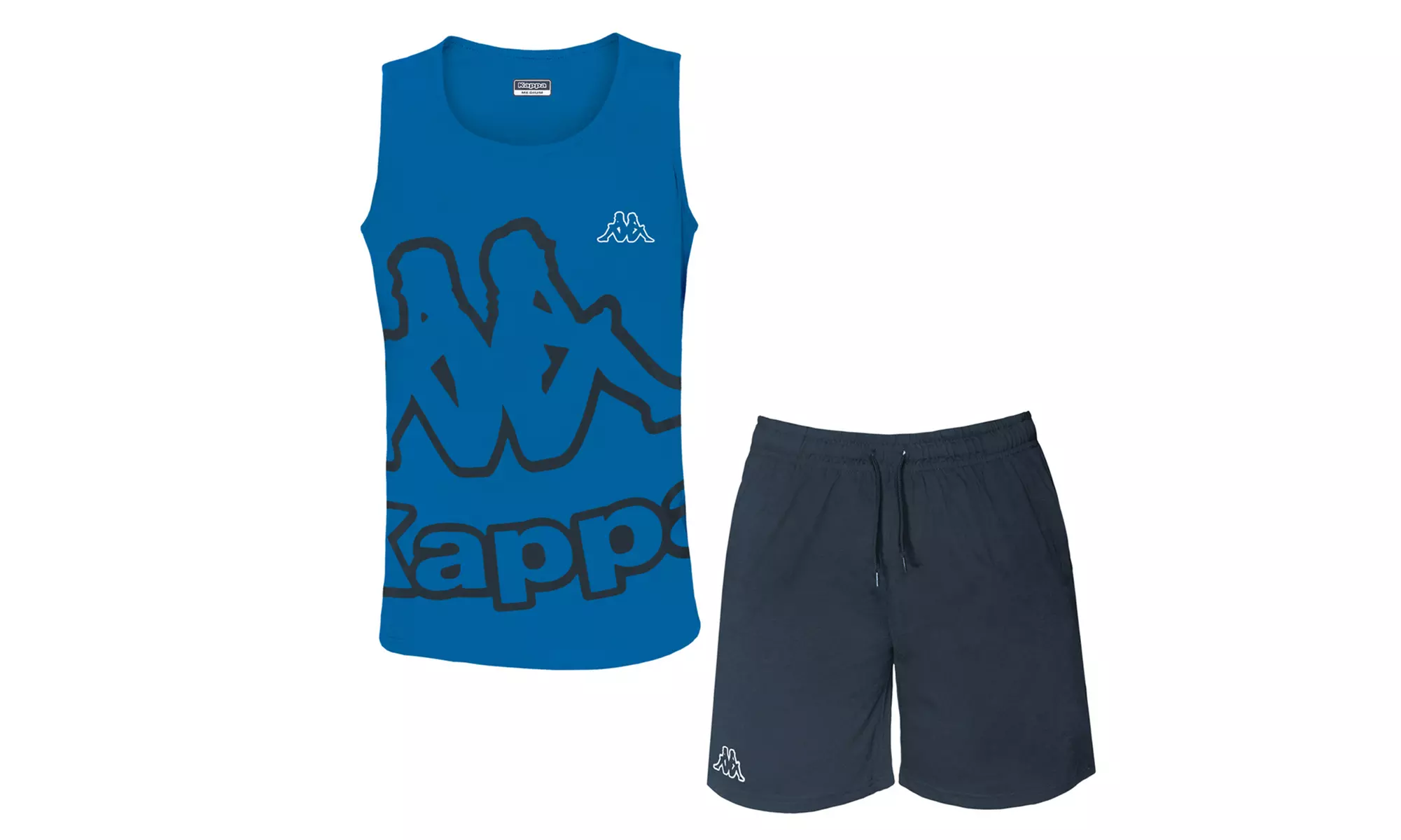 Completo uomo corto Kappa homewear-sleepwear in 100% cotone