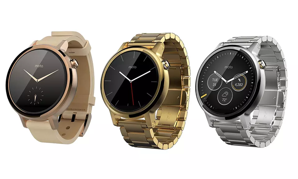 Motorola Moto 360 2nd Generation 42mm and 46mm Smartwatches (Refurbished) - Primary Image