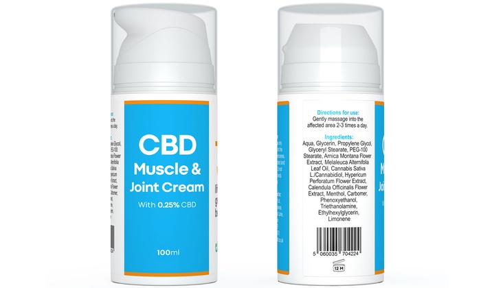 CBD Muscle and Joint Cream | Groupon Goods