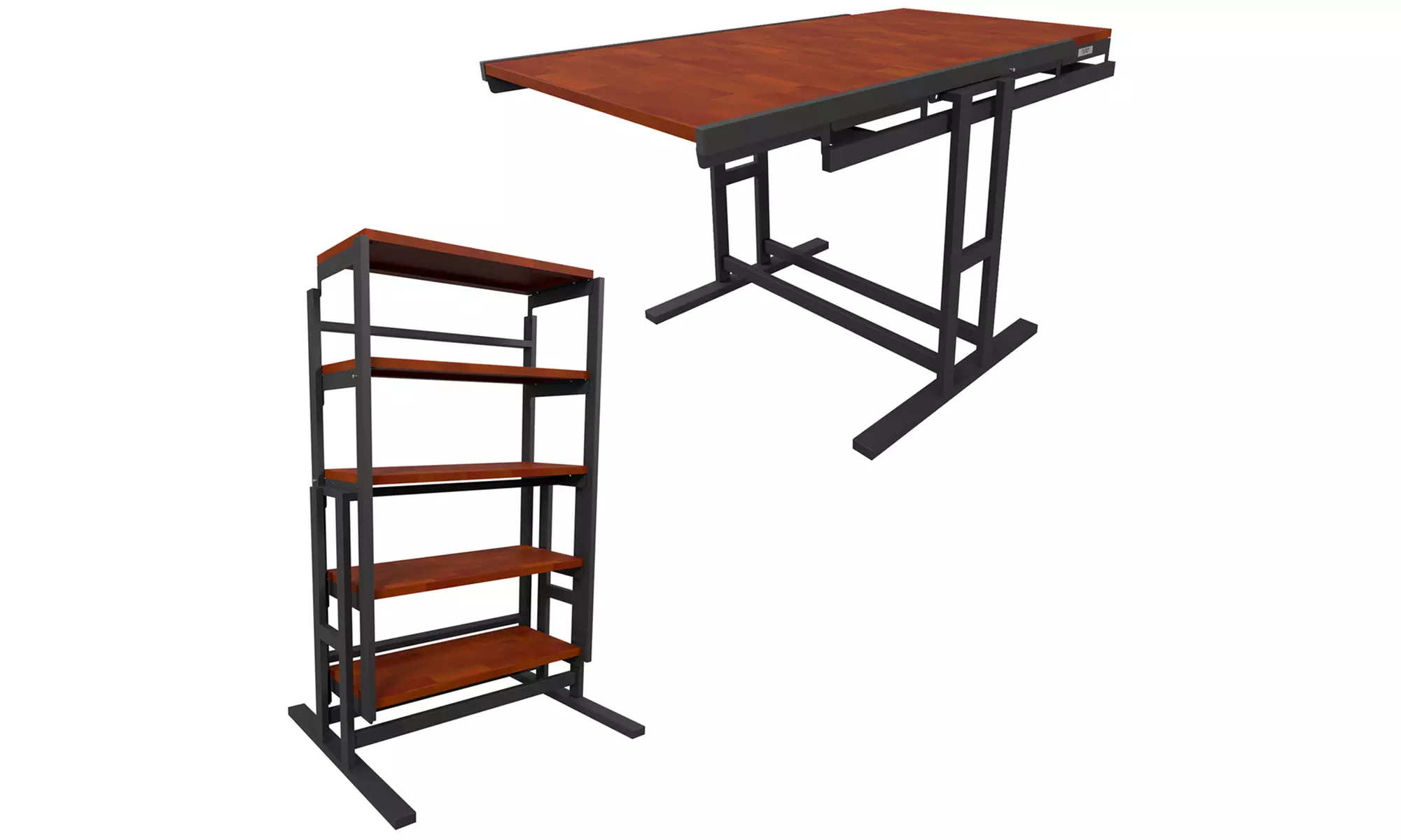 Umwandelbarer Regal-Tisch „Blumie"