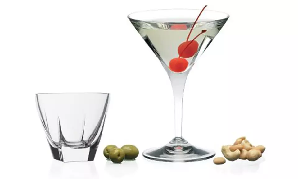 6 verres à cocktail et 2 bols Martini RCR - Primary Image