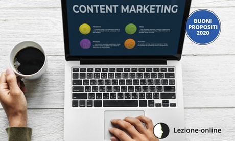 Corso di Content Marketing e di marketing in vari settori da Lezione Online (sconto fino a 91%)