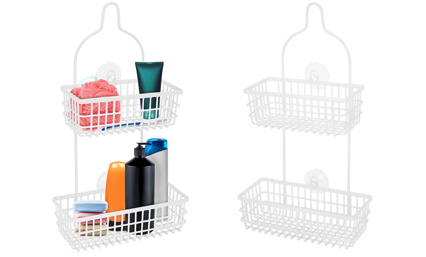 Image 1: Two-Tier Shower Caddy