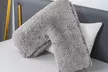 Soft and Fluffy V-Shape Fleece Pillow in choice of colours - Image 4