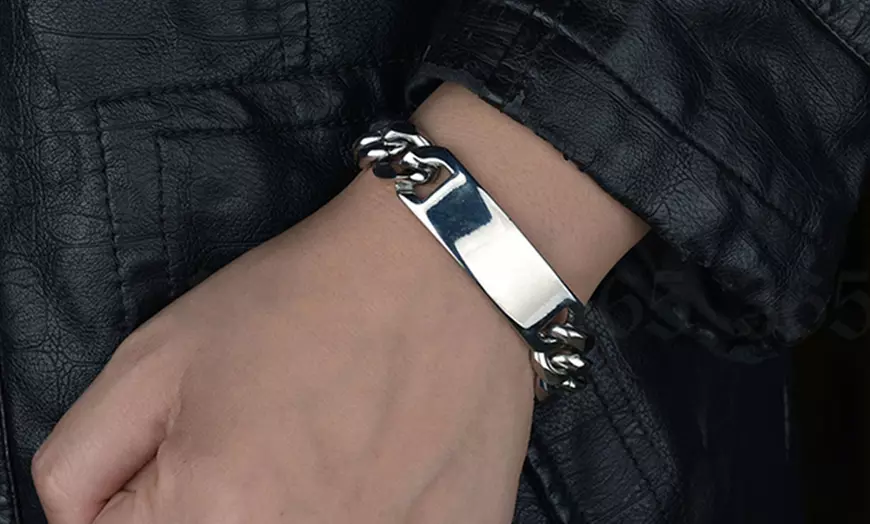 Image 4: Personalised Name Chain Bracelet