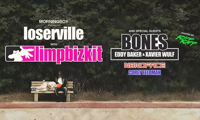 LOSERVILLE 2024: LIMP BIZKIT,BONES,N8NOFACE,COREY FELDMAN,RIFF RAFF on July 28 at 6:30 p.m. - Primary Image