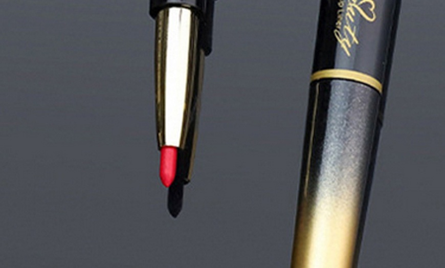 Image 6: Three-Piece Two-in-One Lip Liner and Lipstick Set