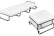 Folding Convertible Ottoman Bed with Casters - Second Medium