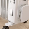 Image 5: HomCom Quiet Oil Filled Radiator; choose from 7, 9 or 11 Fin in White