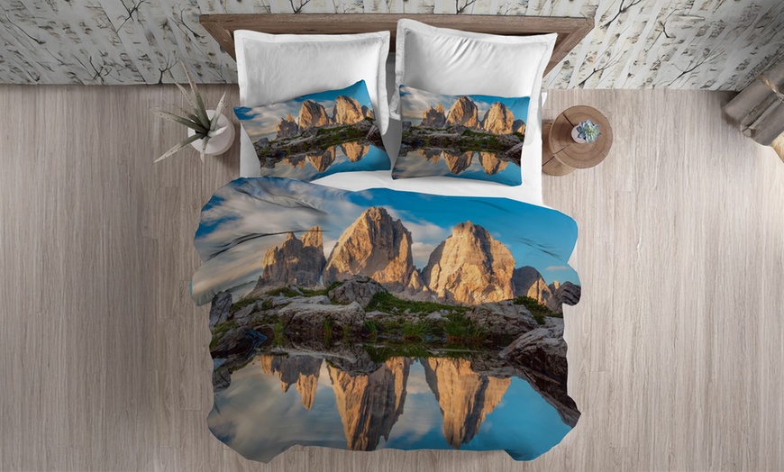 Image 2: Copripiumino matrimoniale in 100% cotone Made in Italy